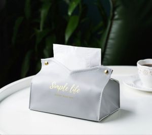 Tissue Bag Nordic Style Beautiful Leather Tissue Bag Living Bedroom Bathroom Tissue Covers