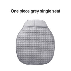 Universal Flax Car Seat Cover Front Rear Linen Fabric Cushion Breathable Seat Protector Mat Pad Auto Interior Accessories