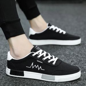 Sepatu Sneakers Tali Pria Casual Sekolah Kerja Sport Kanvas
