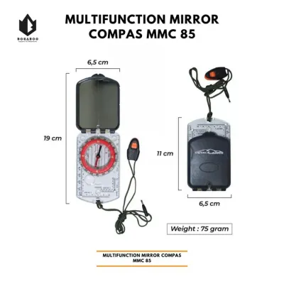 Compas Dhaulagiri - Dhaulagiri Multifunctional Mirror Compass - Kompas Camping Outdoor Hiking Navigasi