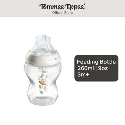 Tommee Tippee Natural Start Self Sterilzing PP Bottle 260ml With Super Soft Teat Slow Flow- Snail
