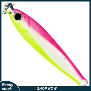Aminiry[Love sports] 1PCS New Model Laser 10g 20g 30g 40g 60g Lure Fishing Metal Jig Lure Sea Fishing Metal Jig Lure Bait Long Cast Metal Jig
