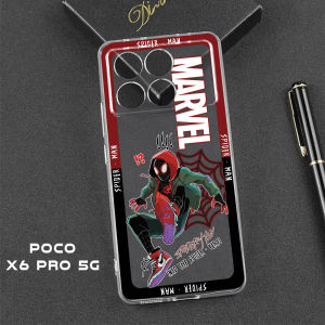 Case POCO X6 X6 PRO M6 PRO 4G Case Hp POCO X6 X6 PRO M6 PRO 4G UPPER [ MARVEL ] Casing Hp Aesthetic Kesing Hp Karakter Anime Cassing Hp Motif Lucu Softcase Poco