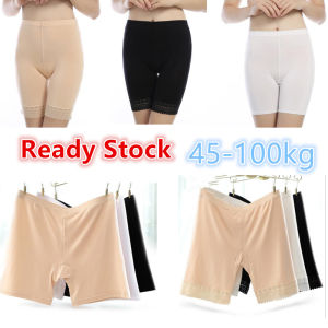 Yingbao 2pcs 45-140kg Cotton Women Safety Shorts Panty Underpant Plus Big Size Ladies Underwear