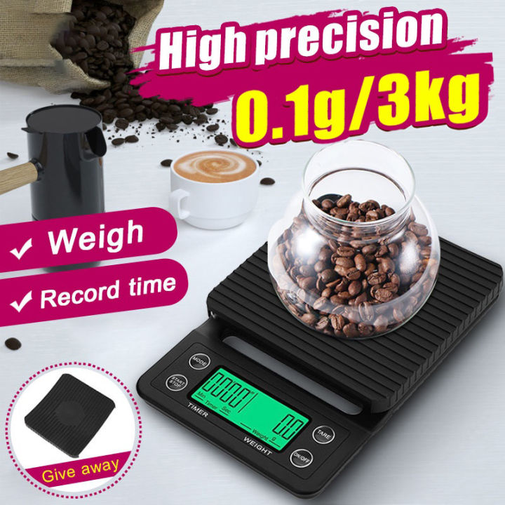 Digital Kitchen Scale 3000g/ 0.1g, Pocket Food Scale 6 Measure Modes Tare Digital Scale Grams And Ounces