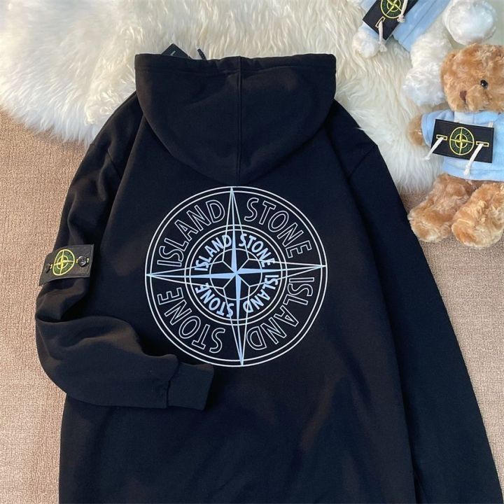 Stone island 2024 pullover hoodie