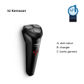 Philips | Shaver 1000 | Alat Cukur Electric Kumis dan Jenggot Pria | Cukur Cepat Tanpa Luka Baret dengan SkinGuard Teknologi | Hitam | S1103/02. 