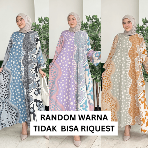 HARIFA Premium Abaya Wanita Rayon Super Tebal Adem Dress Busui Panjang Syari Muslimah Gamis Maxi