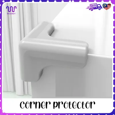 Edge Corner Protectors (4pcs) Silicone Guards Children Safety Cushions Triangle Shape for Wood Glass Steel Ceramics Surface Smooth & Soft