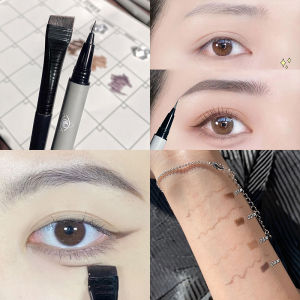 Water Eyebrow Pencil Long Lasting Eyebrow Tattoo Waterproof Liquid Tint Pen Super Fine Brow Line Pen