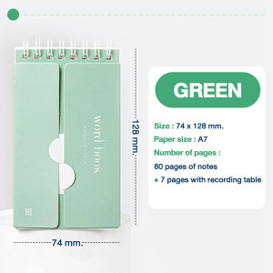 Pocket Vocabulary Recite Words Kids English Learning Book Memory Notepad Student learn stationary 单词本