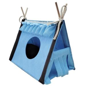 Small Animal Foldable for Play Hideout for Rats Ferrets Dwarf Rabbits Habitats Cave Bunny Hideout Activity Hideout Toys