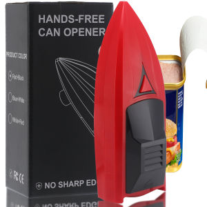 Electric Can Opener Hand Free Can Opener Easy Open Any Can Sizes with Smooth Edge Food-Safe Portable Battery Operated