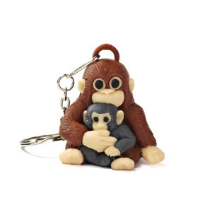 New Product Protect Punch The Monkey3D Printed monkey keychain pendant