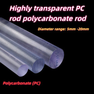 Độ trong cao PC rod Polycarbonate rod nhiệt độ cao và chống va đập rắn màu đen trong suốt PC rod khuôn Rod