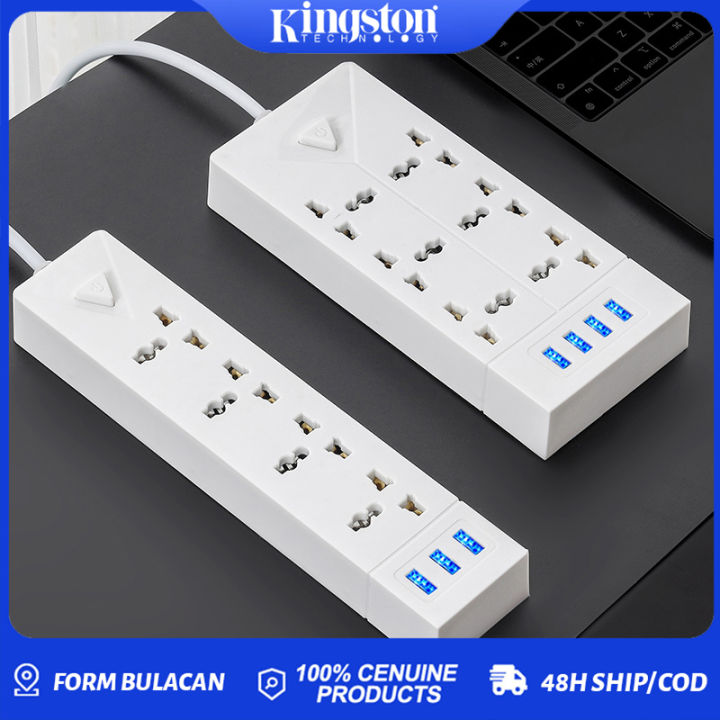 Extension Wire With Socket Universal USB Socket Extension Cord With USB