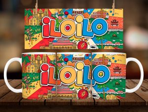 ILOILO COLORFUL MUG DESIGN * 1 PC MUG WITH BOX * 11oz with BOX SOUVENIR MUG