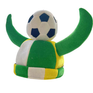 Carnival World Cup Football Hat Cheering Props Cow Head Festival Celebration Party Hat Football Cap