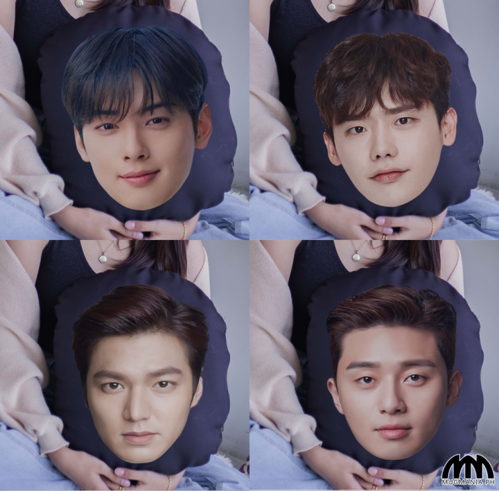 KPop Idol Face Pillow Cha Eun Woo Lee Min Ho Lee Jong Suk