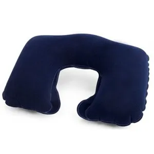 1 Set Travel Pillow Bantal Leher Angin Tiup Inflatable Air U Shaped Neck Kepala Mobil Pesawat Jalan Lipat / bantal traveling / bantal traveling / bantal tiup / bantal tiup portable / bantal traveling dewasa