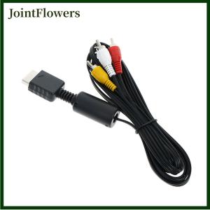 JointFlowers สาย AV Audio Video Cable สำหรับ PS2 PS3 Play Station Console System