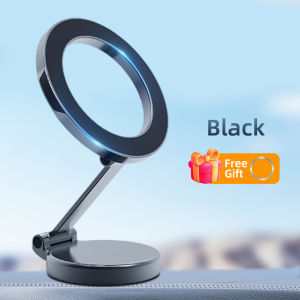 FONKEN ที่วางโทรศัพท์ในรถ MagSafe ติดตั้งรถยนต์แม่เหล็ก ° 360ปรับระดับได้พับเก็บได้สำหรับ iPhone 16 15