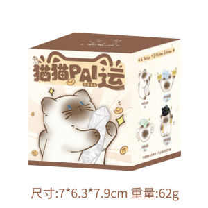 AU Cat PAI Crystal blind featuring cute and adorable animal figurines made from natural crystal raw stones perfect as a stress-relieving decorative piece