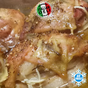 Bacon-Wrapped Stuffed Chicken Roll-ups with sausage cooked in a wood oven | ไก่ยัดไส้เบคอนพันไส้กรอก อบในเตาไม้ | GO FROST!