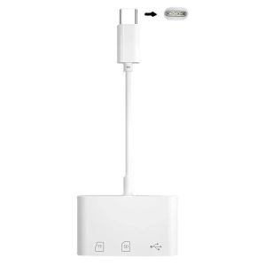 (HD1)Type C TF SD Card Reader 3 in 1 OTG High Speed Transfer Memory Card USB for Android/Laptop Pembaca Kad Memori Type C TF SD 3 dalam 1 OTG Kelajuan Tinggi untuk Android/Laptop