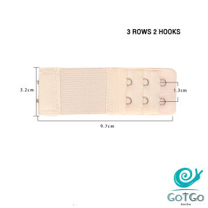 GotGo【มีสินค้าในสต๊อก】 ตะขอปรับขยายเสื้อชั้นใน(รุ่นมียางยืด) ยืดได้ ตะขอขยายเสื้อใน Elastic Bra Extender