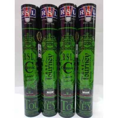 RSL Classic Badminton Shuttlecock Speed 77 12pcs Feather Shuttlecocks