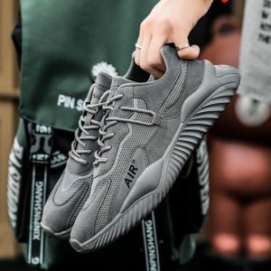 On Sale Men Korean Fashion Breathable Lace Up Rubber Shoes Sneakers Comfortable Flat Casual Running Shoes For Men