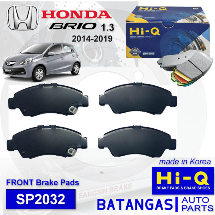 Brake Pads Front Honda BRIO 20142019 SP2032 Lazada PH