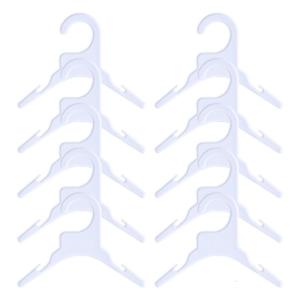 Pack Of 10 Plastic Pet Clothes Hangers For Organizing Dog Clothes And Accessories Home and Pet Store Pet Outfit Racks