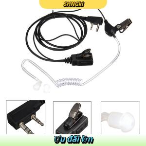 SHNGki FBI phong cách tai nghe Tai nghe tai nghe mic an ninh đài phát thanh Walkie Talkie Pro 2 Pin