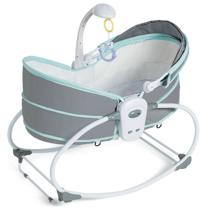 Bassinet that shop vibrates and rocks