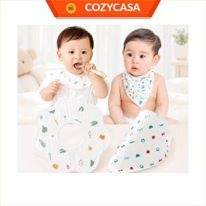 【CozyCasa】 【十月结晶|TEN-M JOURNEY|OCTOBER CRYSTAL】 Baby Drool Bibs | Disposable 20PCS & Reusable 3PCS