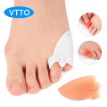 VTTO 2pcs=1pair Hammer Toes Separator Gel Silicone Foot Care Tools Thumb Bunion Corrector Hallux Valgus Protector Orthopedic. 