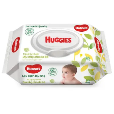 Thùng Khăn Ướt Huggies Không Mùi Hương - Gói 80 Tờ - Khăn Ướt Dịu Nhẹ Cho Chăm Sóc Và Vệ Sinh Da - Thanh Ngân Store