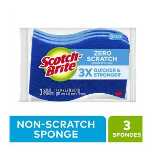 3M Scotch Brite Non Scratch Scrub Sponge (Value Pack)