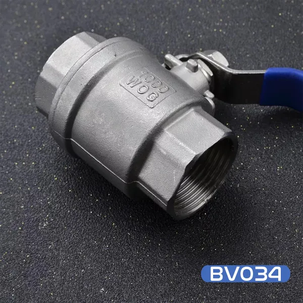 Stainless Steel SS304 Ball Valve - Female Threaded Pipe Shut Off Valve For Water, Fuel & Gas (3/4 Inch)