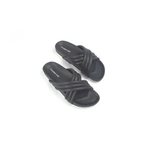 Christian Bale Amerta Sandal flat platform Cewek silang cantik sendal selop Wanita casual kekinian