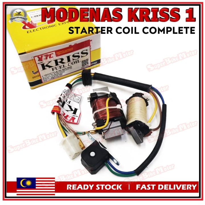 MODENAS KRISS / KRISS 1 / KRISS 110 Starter Coil Complete / Fuel Coil