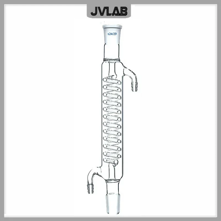 Serpentine Condenser Lab Glassware Condenser Suitable For Vertical