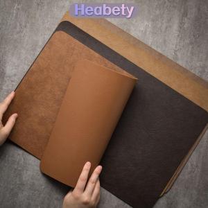 Heabety 1pcs ánh sáng sang trọng rắn da placemat Cà Phê Nâu PU bảng Mat không thấm nước oilproof cách nhiệt tấm Bát Pad Bảng trang trí nội thất