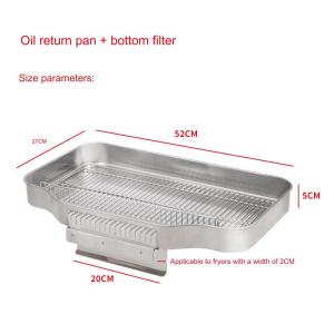 Electric Deep Fryer Heavy Duty 12L Single Tank Deep Induction Heating Stainless Steel French Fries Deep Fryer Fried Chicken Frying Machine with Strainer and Cover Fast Heating Timing Temperature Control