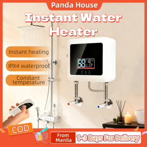 Inverter Water Heater Water Heater for Shower Hot Water Heater Electric Inverter with Shower 7500W LED Display Wall-Mounted Electric Water Heater with Thermostat