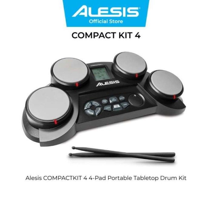 Alesis COMPACTKIT 4 4 Pad Portable Tabletop Drum Kit Lazada Indonesia