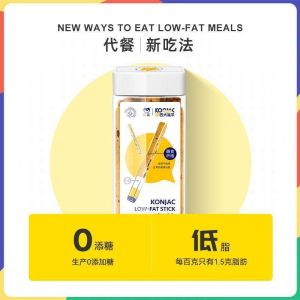 160g 魔芋低脂棒 Konjac Low-fat Bar 0添蔗糖 饱腹 抗饿 零食 代餐饼干 小钢筋磨牙棒 Snack Meal Replacement Cookies Instand Food
