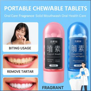 Mouthwash Yellow Stain Health Care Diatomaceous Earth Sparkling Teeth Portable Lime Natural Tooth Stain